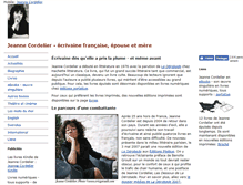Tablet Screenshot of jeannecordelier.fr
